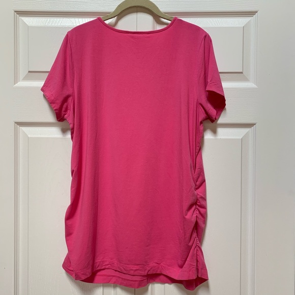 Three Seasons Maternity Pink T-Shirt - Picture 3 of 3